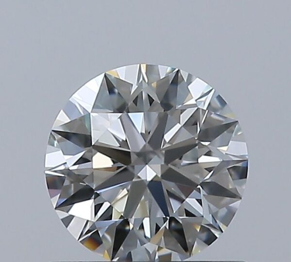 0.6 Carat, Natural White, Round Diamond ~ H Colour, VVS1 Clarity