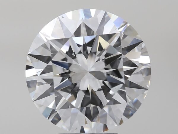 5.02 Carat, Natural White, Round Diamond ~ D Colour, VS1 Clarity