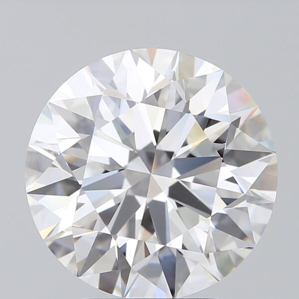 4.03 Carat, Natural White, Round Diamond ~ D Colour, VS1 Clarity