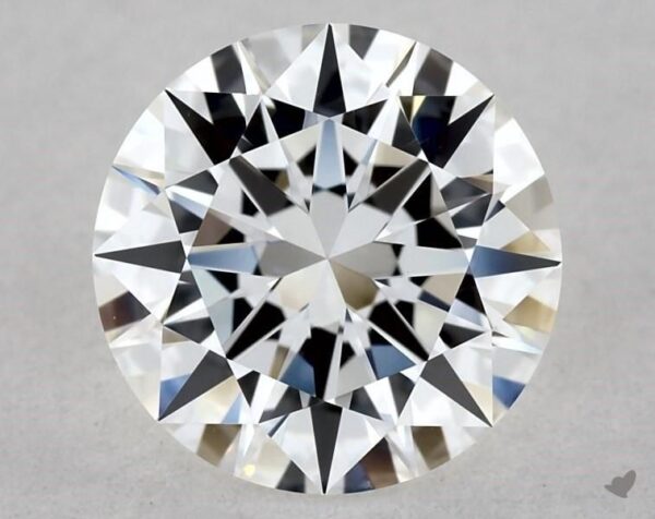 0.94 Carat, Natural White, Round Diamond ~ E Colour, VVS1 Clarity