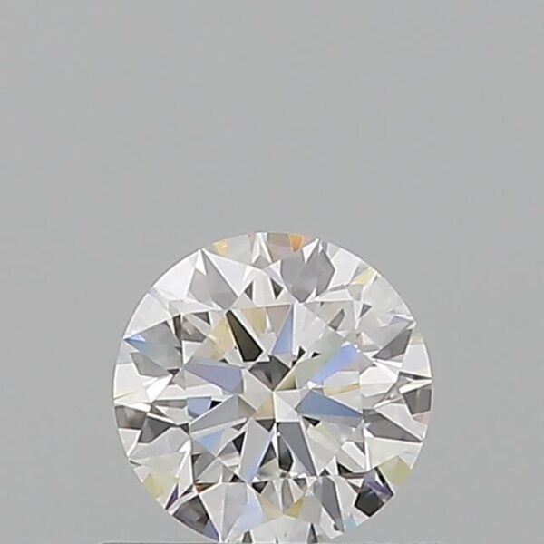 0.61 Carat, Natural White, Round Diamond ~ E Colour, VS1 Clarity