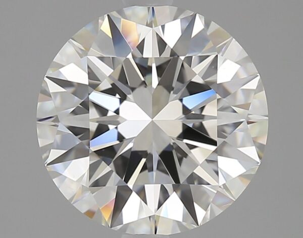 3.01 Carat, Natural White, Round Diamond ~ H Colour, VS2 Clarity