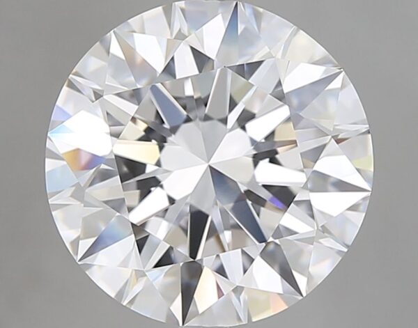 5.06 Carat, Natural White, Round Diamond ~ D Colour, FL Clarity