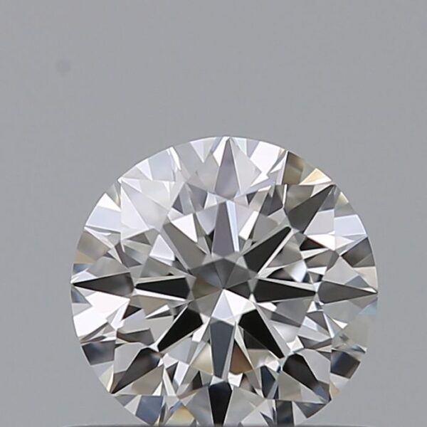 0.5 Carat, Natural White, Round Diamond ~ H Colour, VVS1 Clarity