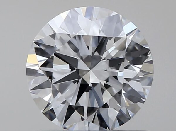 0.61 Carat, Natural White, Round Diamond ~ D Colour, IF Clarity