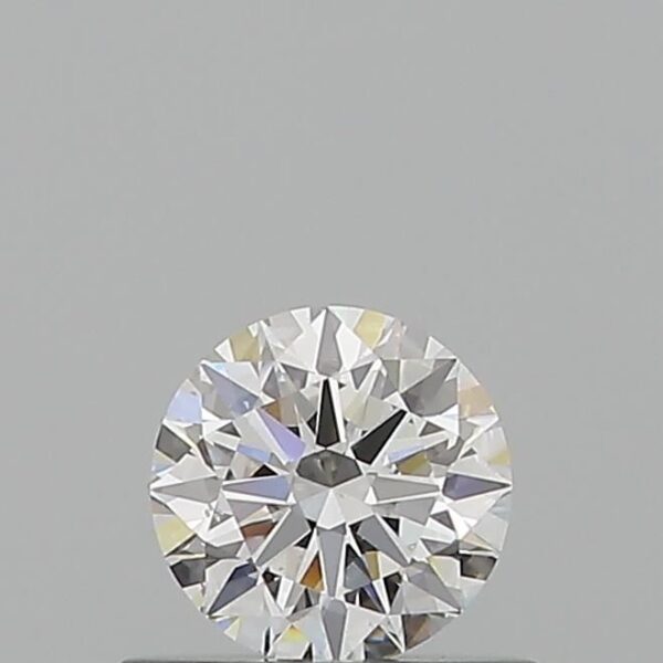 0.5 Carat, Natural White, Round Diamond ~ E Colour, SI1 Clarity