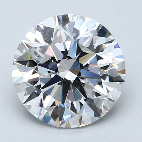 3.01 Carat, Natural White, Round Diamond ~ F Colour, SI1 Clarity