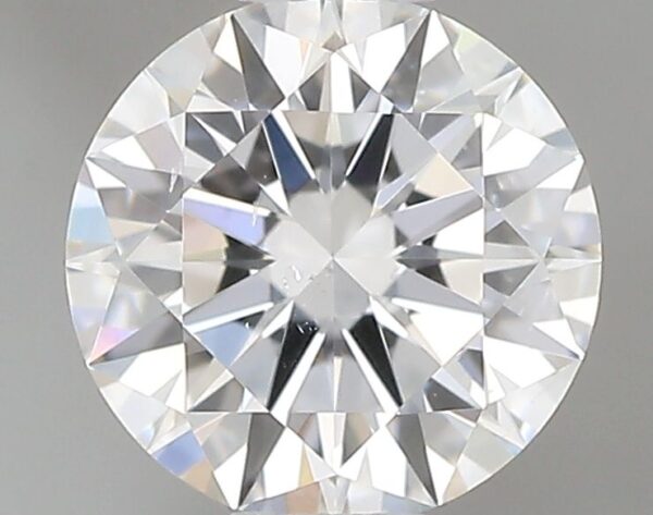 0.51 Carat, Natural White, Round Diamond ~ D Colour, SI1 Clarity