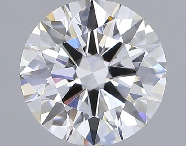 0.5 Carat, Natural White, Round Diamond ~ E Colour, VS2 Clarity