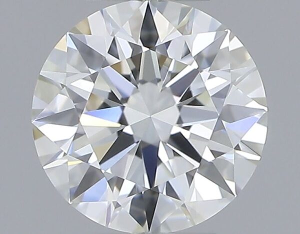 0.58 Carat, Natural White, Round Diamond ~ F Colour, VVS1 Clarity