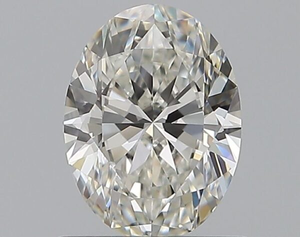 0.75 Carat, Natural White, Oval Diamond ~ H Colour, VVS1 Clarity