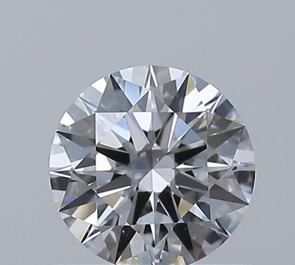 0.55 Carat, Natural White, Round Diamond ~ E Colour, VS2 Clarity