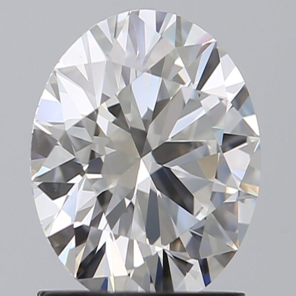 1.14 Carat, Natural White, Round Diamond ~ H Colour, VVS1 Clarity