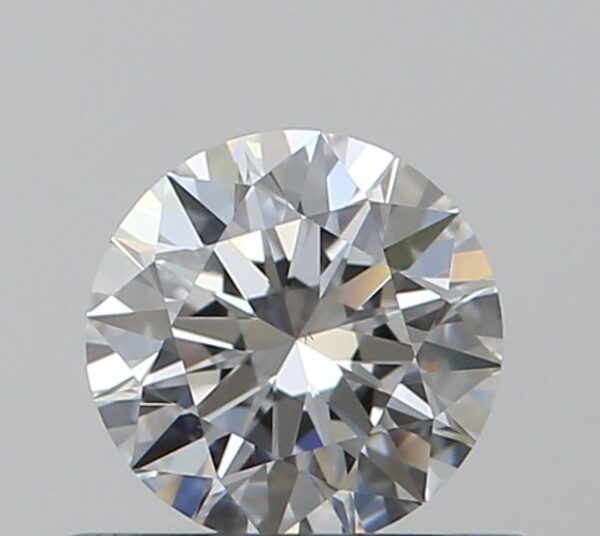 0.5 Carat, Natural White, Round Diamond ~ E Colour, VS1 Clarity