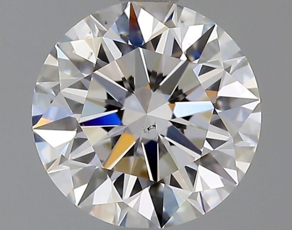 1.52 Carat, Natural White, Round Diamond ~ F Colour, VS2 Clarity