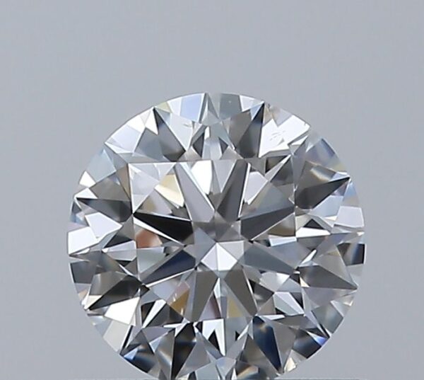 0.5 Carat, Natural White, Round Diamond ~ E Colour, VS2 Clarity