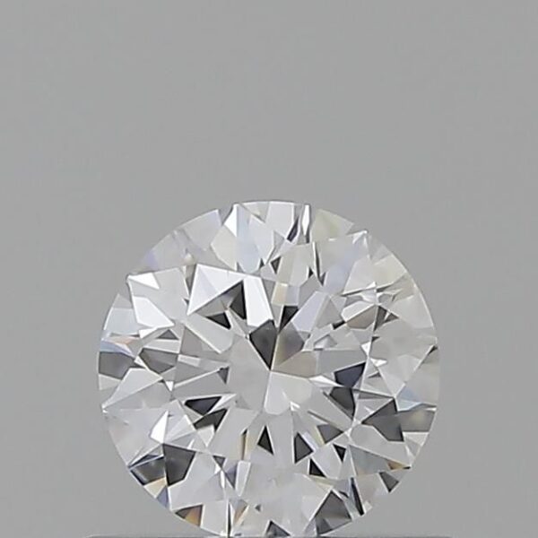 0.56 Carat, Natural White, Round Diamond ~ D Colour, VS1 Clarity