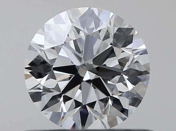 0.51 Carat, Natural White, Round Diamond ~ E Colour, VVS2 Clarity