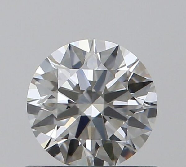 0.6 Carat, Natural White, Round Diamond ~ G Colour, VVS2 Clarity