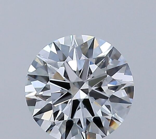 0.5 Carat, Natural White, Round Diamond ~ E Colour, VVS2 Clarity