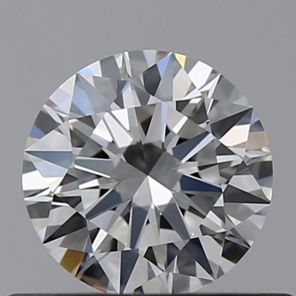 0.5 Carat, Natural White, Round Diamond ~ E Colour, VVS1 Clarity