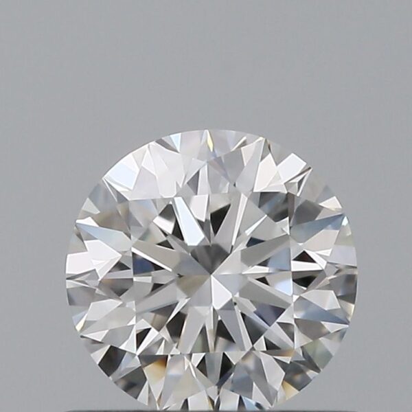 0.56 Carat, Natural White, Round Diamond ~ F Colour, IF Clarity