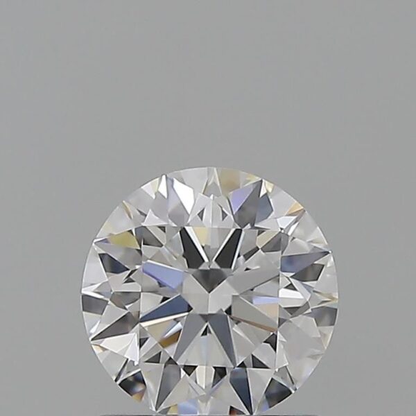 0.9 Carat, Natural White, Round Diamond ~ D Colour, VVS2 Clarity