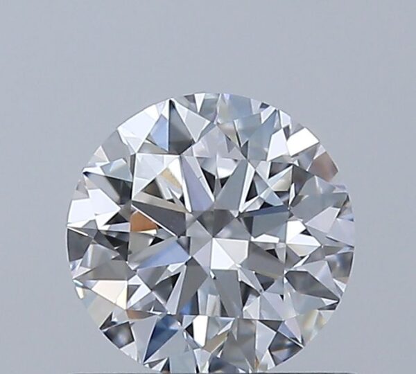 0.55 Carat, Natural White, Round Diamond ~ D Colour, VS2 Clarity