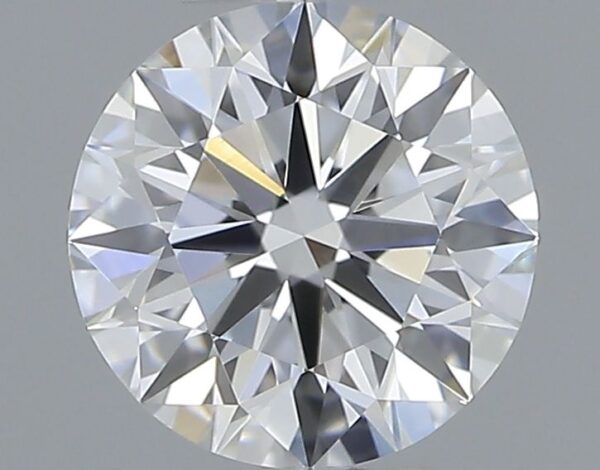 0.55 Carat, Natural White, Round Diamond ~ F Colour, VVS1 Clarity