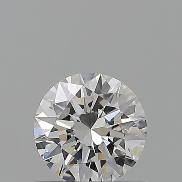 0.53 Carat, Natural White, Round Diamond ~ F Colour, VS1 Clarity