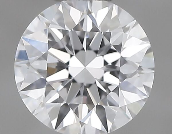 0.53 Carat, Natural White, Round Diamond ~ D Colour, IF Clarity