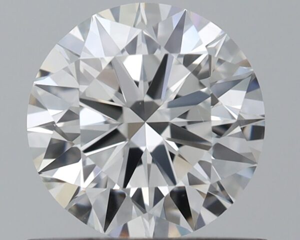 0.6 Carat, Natural White, Round Diamond ~ H Colour, SI1 Clarity