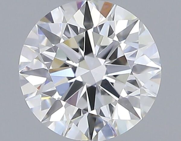 0.55 Carat, Natural White, Round Diamond ~ G Colour, VS2 Clarity