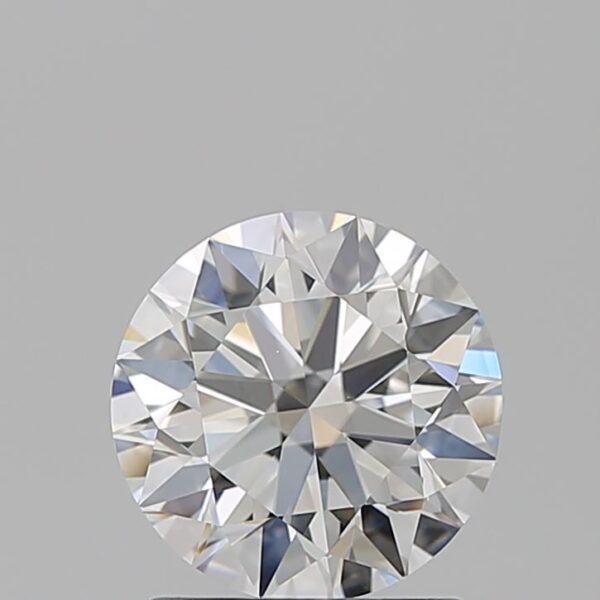 1.56 Carat, Natural White, Round Diamond ~ F Colour, VS1 Clarity