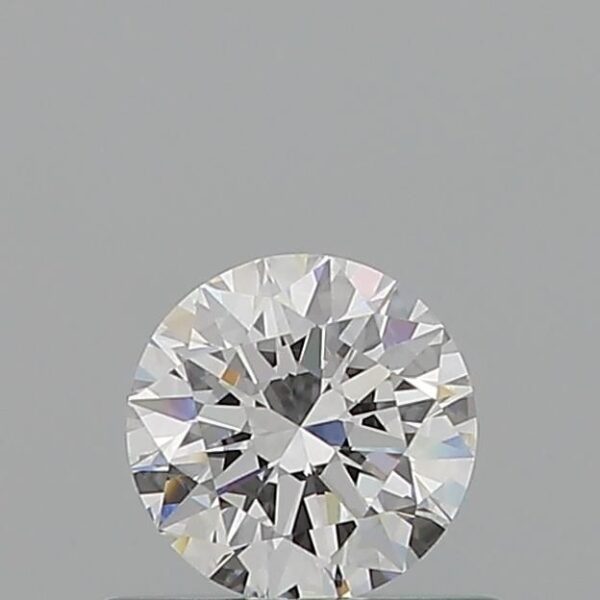 0.52 Carat, Natural White, Round Diamond ~ E Colour, VVS1 Clarity