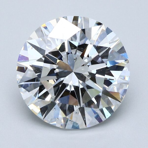 6.33 Carat, Natural White, Round Diamond ~ D Colour, SI1 Clarity