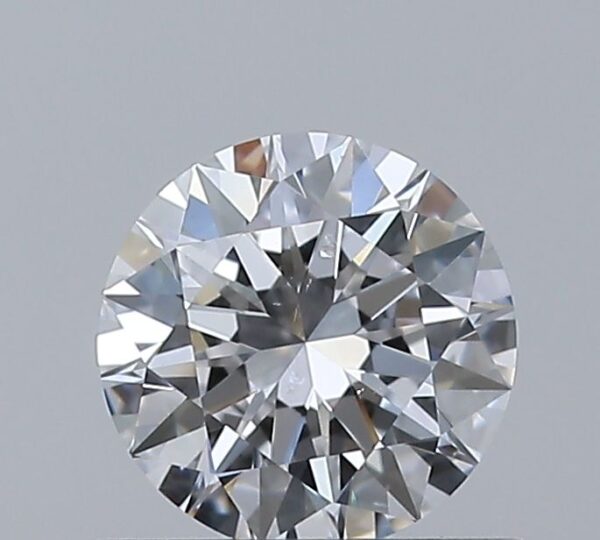 0.5 Carat, Natural White, Round Diamond ~ D Colour, SI1 Clarity