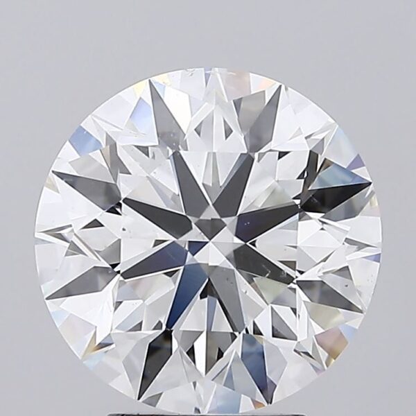 4 Carat, Natural White, Round Diamond ~ G Colour, SI1 Clarity