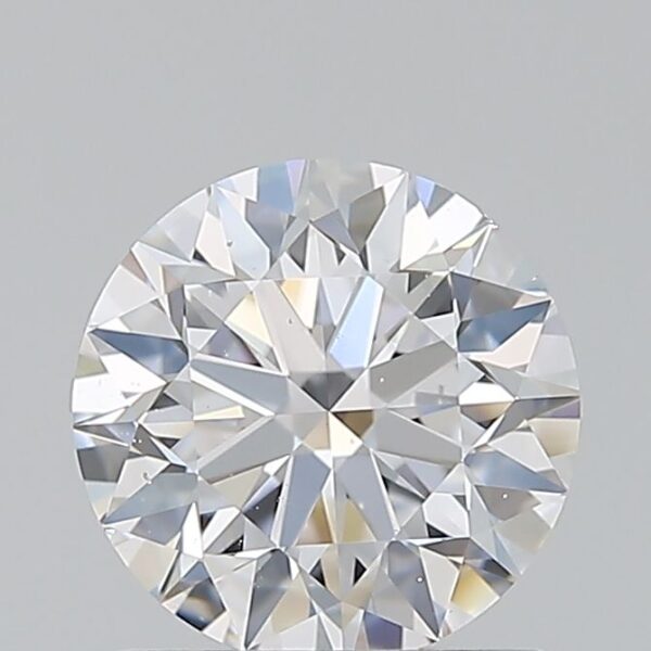 0.9 Carat, Natural White, Round Diamond ~ D Colour, SI1 Clarity