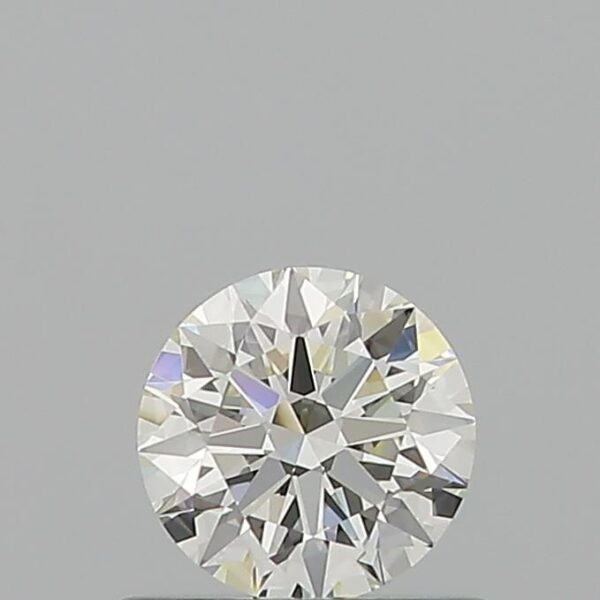 0.6 Carat, Natural White, Round Diamond ~ J Colour, VVS2 Clarity