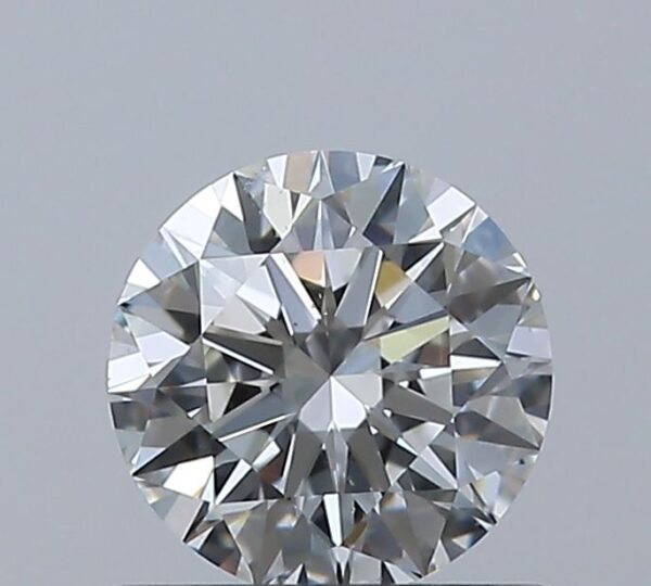 0.6 Carat, Natural White, Round Diamond ~ H Colour, VS2 Clarity