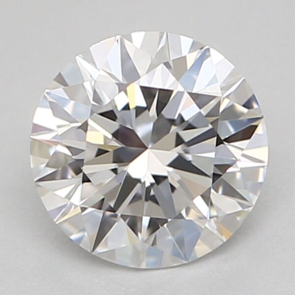 0.55 Carat, Natural White, Round Diamond ~ E Colour, IF Clarity