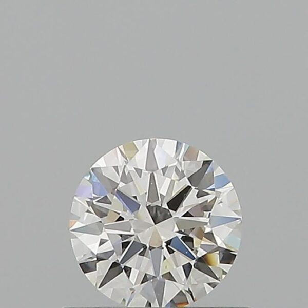 0.58 Carat, Natural White, Round Diamond ~ H Colour, SI1 Clarity