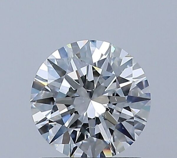 0.9 Carat, Natural White, Round Diamond ~ F Colour, SI1 Clarity