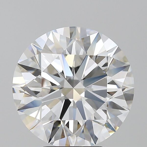 5.13 Carat, Natural White, Round Diamond ~ D Colour, VVS1 Clarity