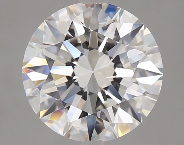 3.08 Carat, Natural White, Round Diamond ~ D Colour, VS1 Clarity