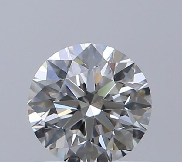 0.6 Carat, Natural White, Round Diamond ~ H Colour, VS2 Clarity