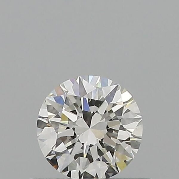 0.5 Carat, Natural White, Round Diamond ~ I Colour, VS2 Clarity