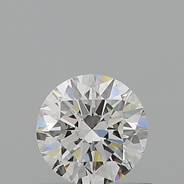 0.62 Carat, Natural White, Round Diamond ~ G Colour, VVS2 Clarity