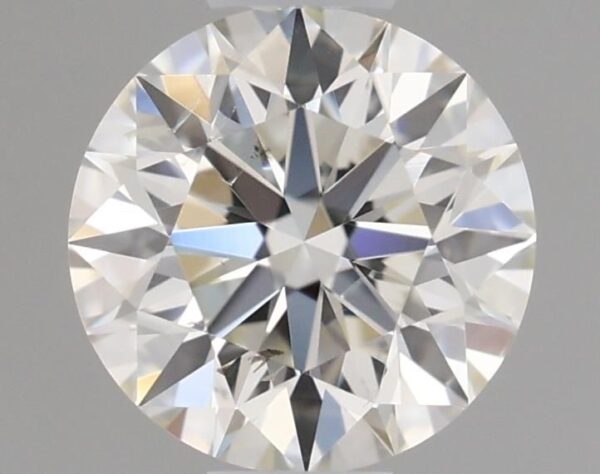 0.5 Carat, Natural White, Round Diamond ~ J Colour, SI1 Clarity